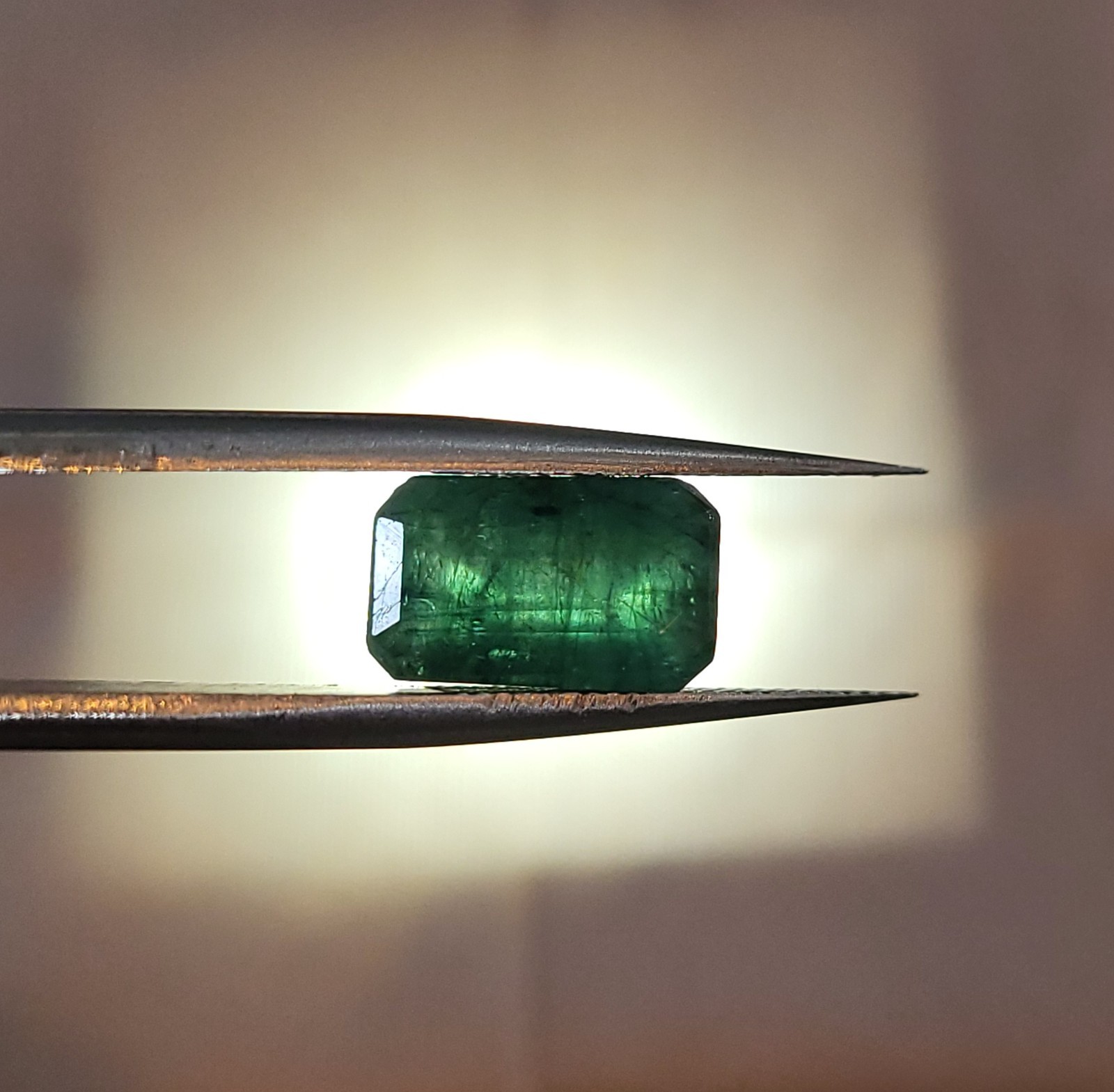 Stunning Ideal Dark Green Natural Untreated Certified Zambian Emerald 4.20ct