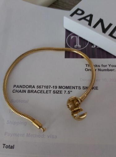Authentic Pandora Moments Authentic SHINE™ Bracelet 567107-19 (19cm/7.5 inches)