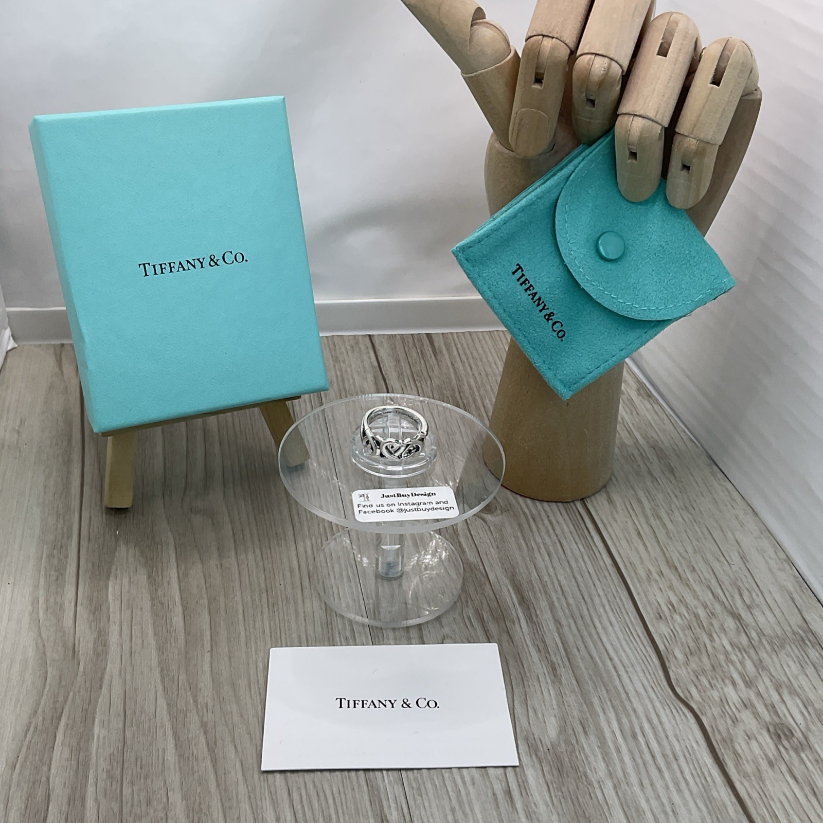 Tiffany & Co. Palomo Picasso Loving Hearts Ring. Size: K US: 5 U: 50 No: 10