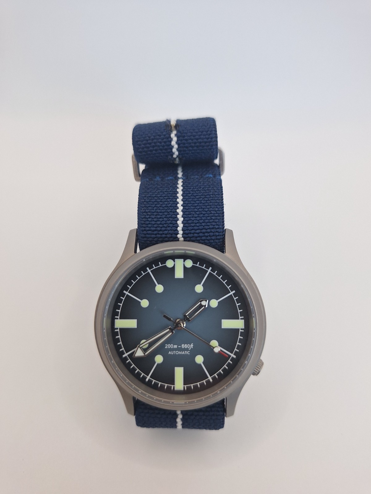 37mm Titanium Watch VH31 Quartz NATO Strap Custom Mod Tactical Military Field