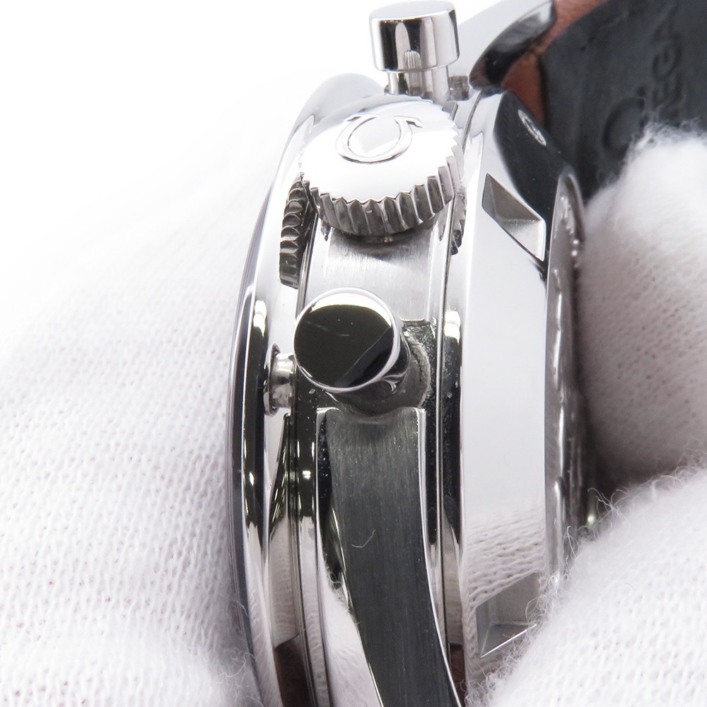 OMEGA Speedmaster Moonwatch FirstOMEGA InSpace 39.7mm Stainless Steel/Leathe…