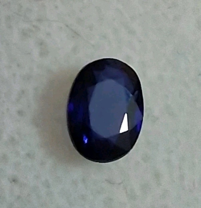0.78Ct.Ravishing Color Top Cornflower Blue Sapphire Ceylon Color Diffused