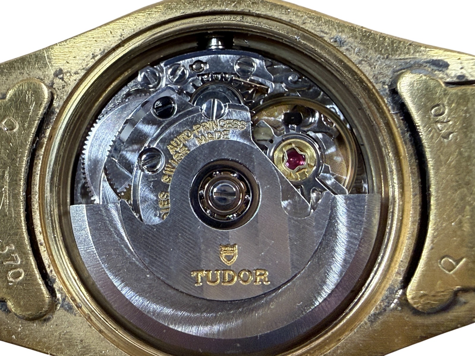 Vintage ladies Rolex Tudor Princess Oysterdate automatic wristwatch RUNNING