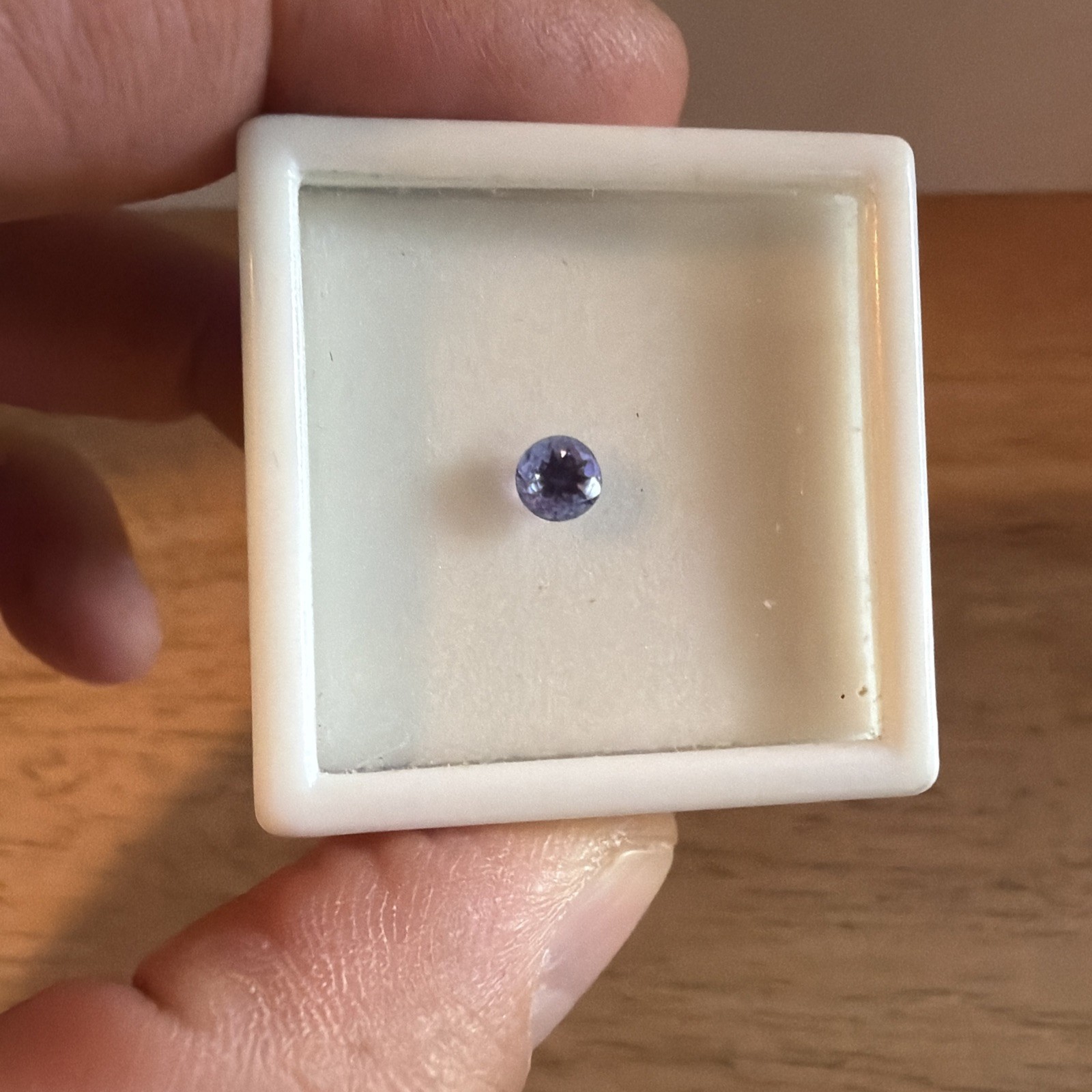 Loose Lot of 4 Various Gemstones White YAG, Tanzanite, Blue Topaz