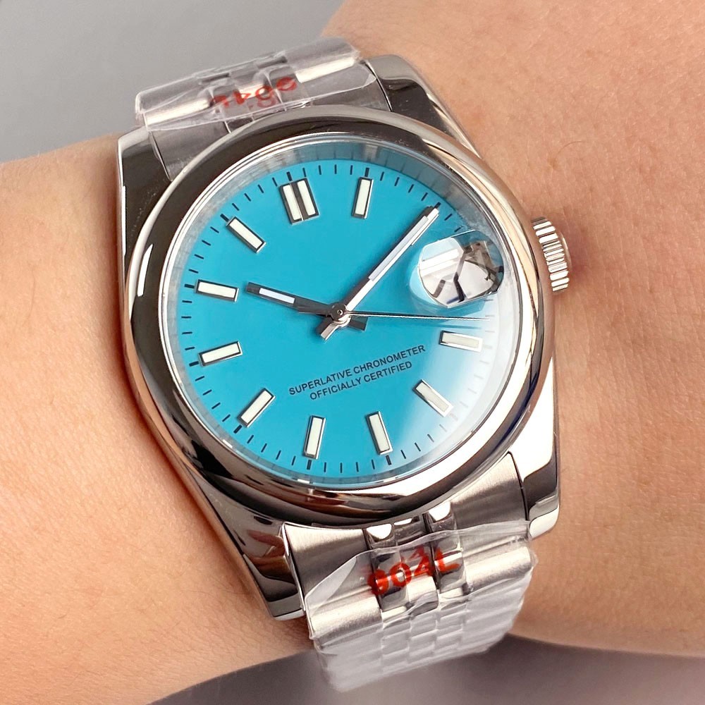 Tandorio 36/39mm Sapphire Sunburst Dial 20ATM Japan NH35 Auto Men Watch Lume