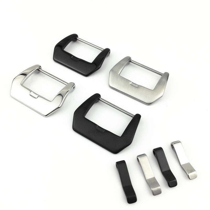 For Panerai Premium Stainless Steel Clasp Brushed Pin Buckle16 18 20 22 24 26mm