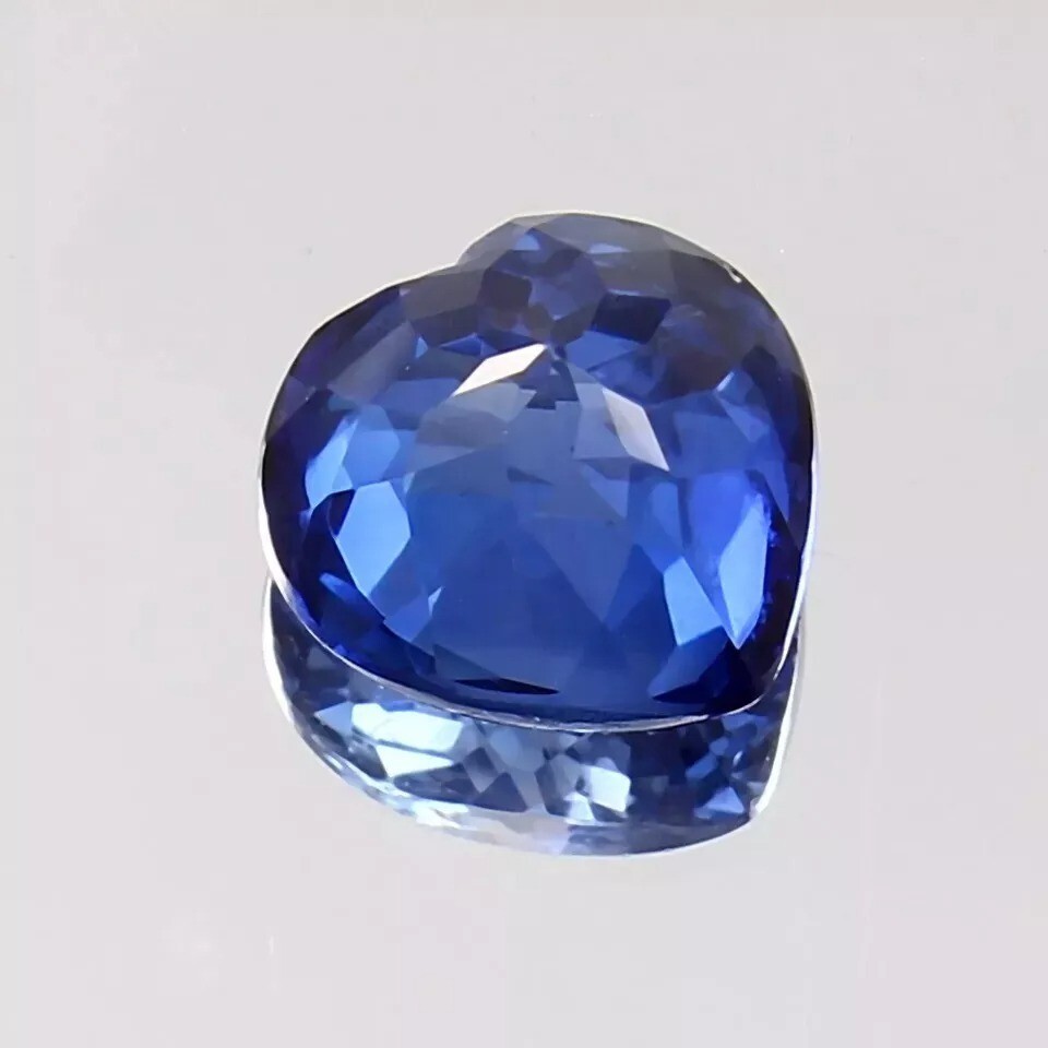 Certified 10.23 Ct Natural Kashmiri Blue Sapphire Heart Cut Loose Gemstone AAA