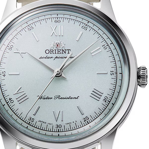 ORIENT Bambino 38 RN-WK0002E Solar Men’s Watch Classic Leather Band