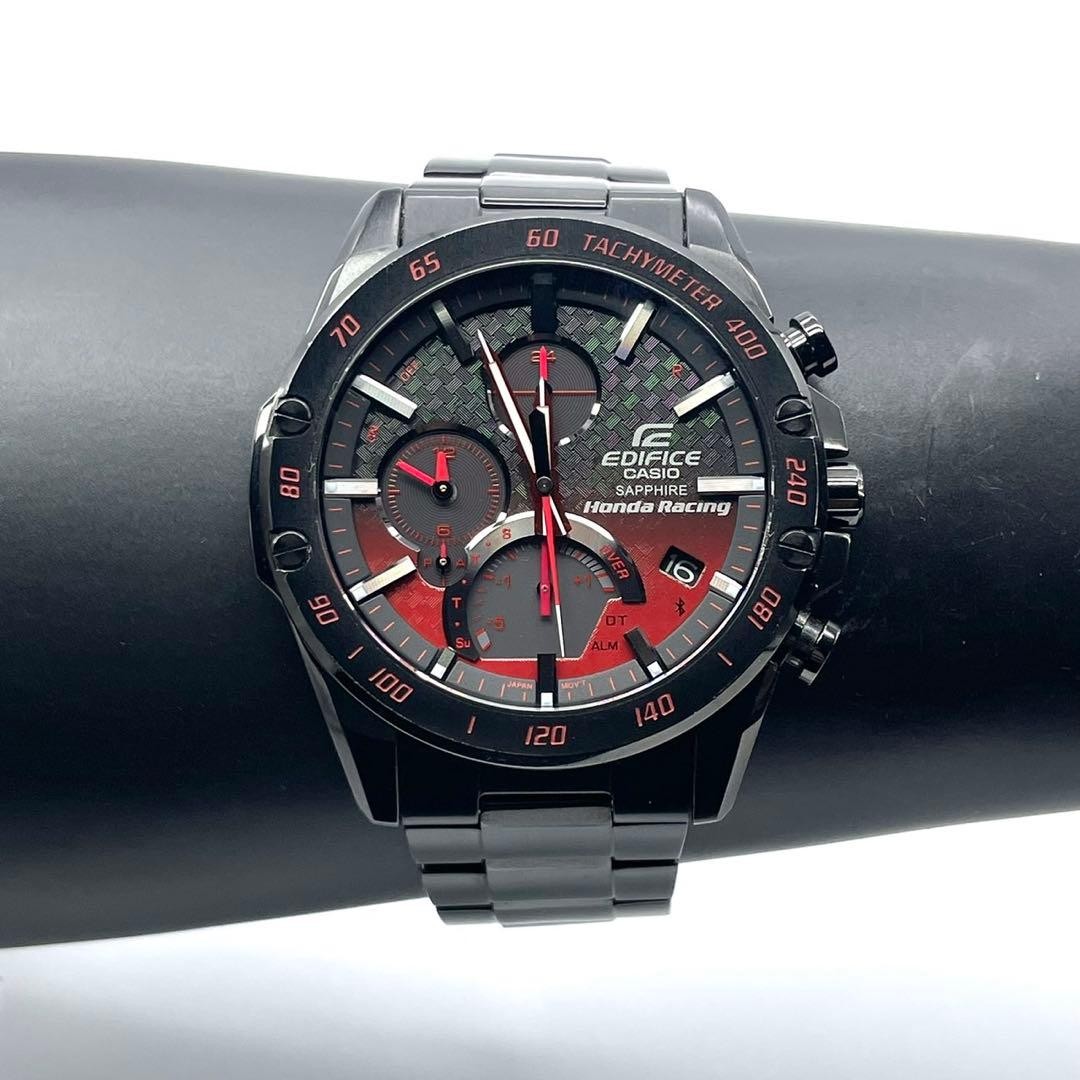 Casio Edifice Honda Racing Limited Edition Black Quartz Watch Japan 0714107