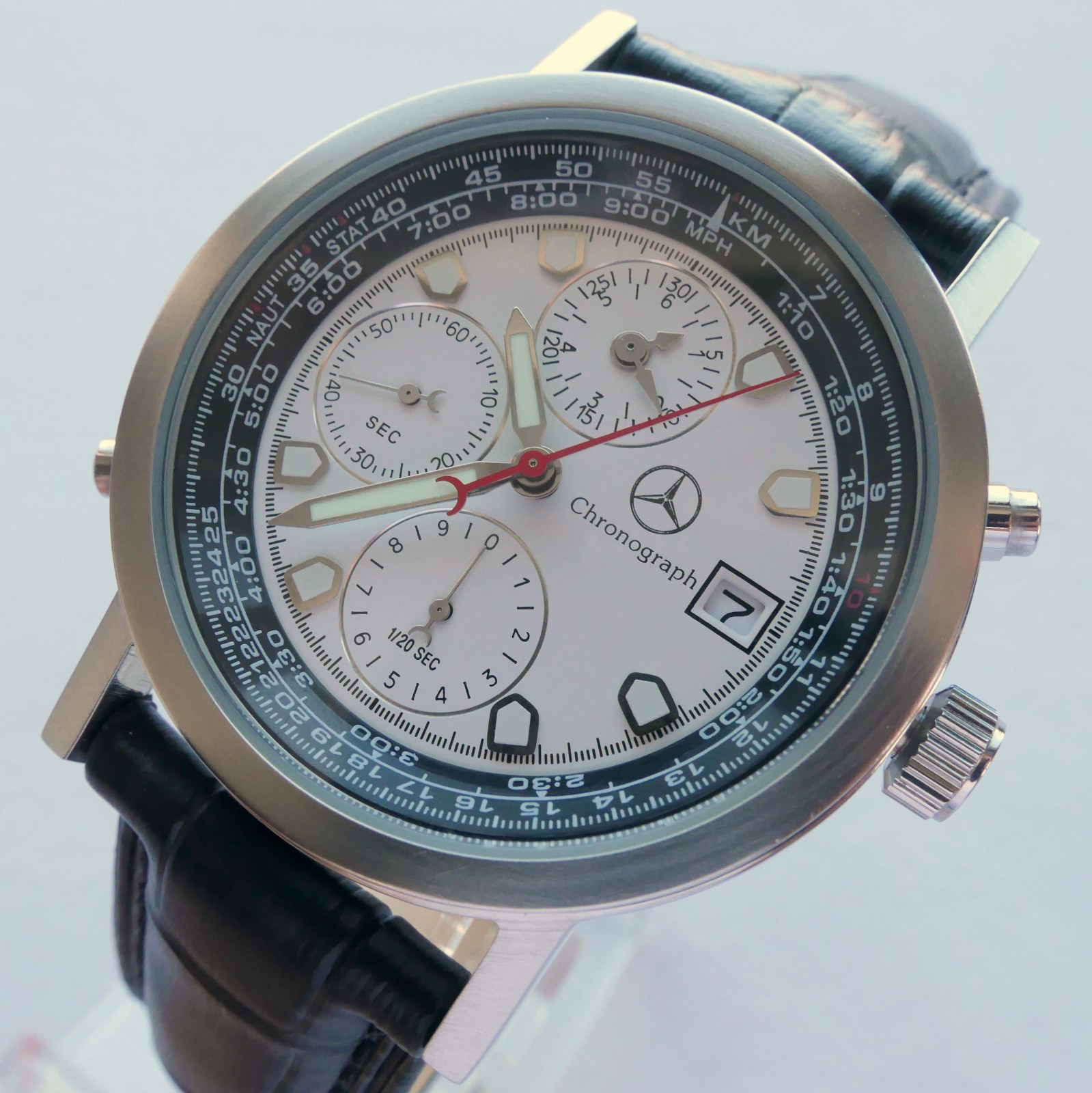 Mercedes Benz Classic Car Accessory Driver Made in Germany Watch Chronograph