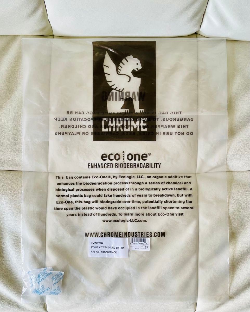 Brand New CHROME CTZ 24L EG Edition Chrome Engineered Garments Special Order Col