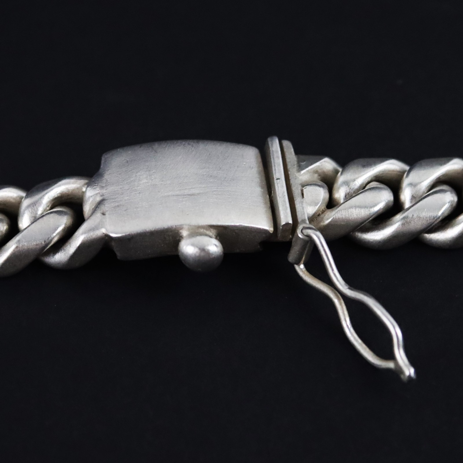 VERSANI 925 Sterling Silver 12.7MM Cuban Link Chain 20″ – 232.9g – Satin Finish