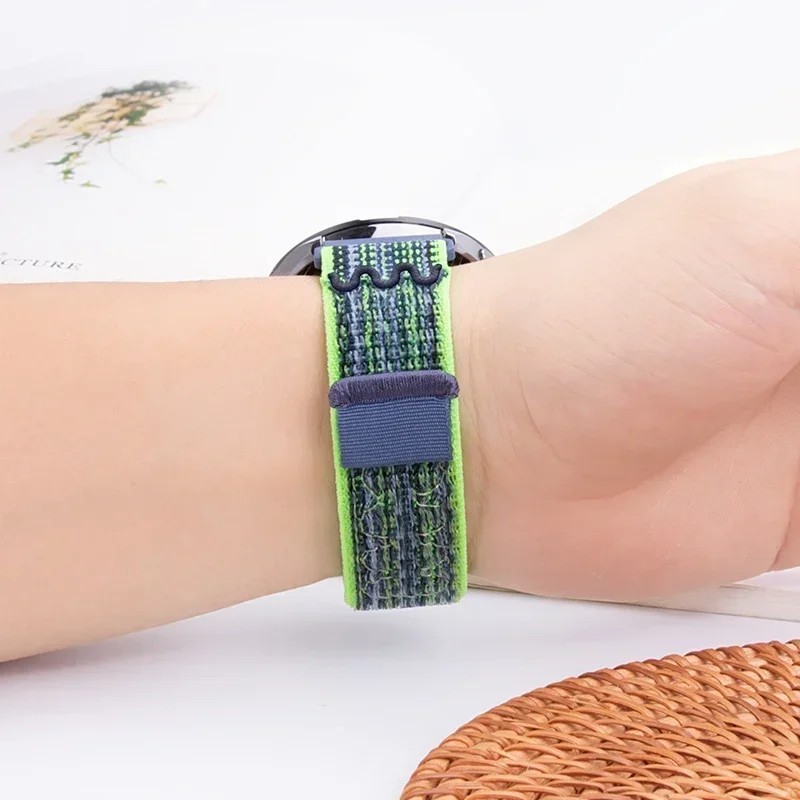 Nylon Loop Strap For Garmin Forerunner 645 255 245 55 Vivoactive Venu Watch Band
