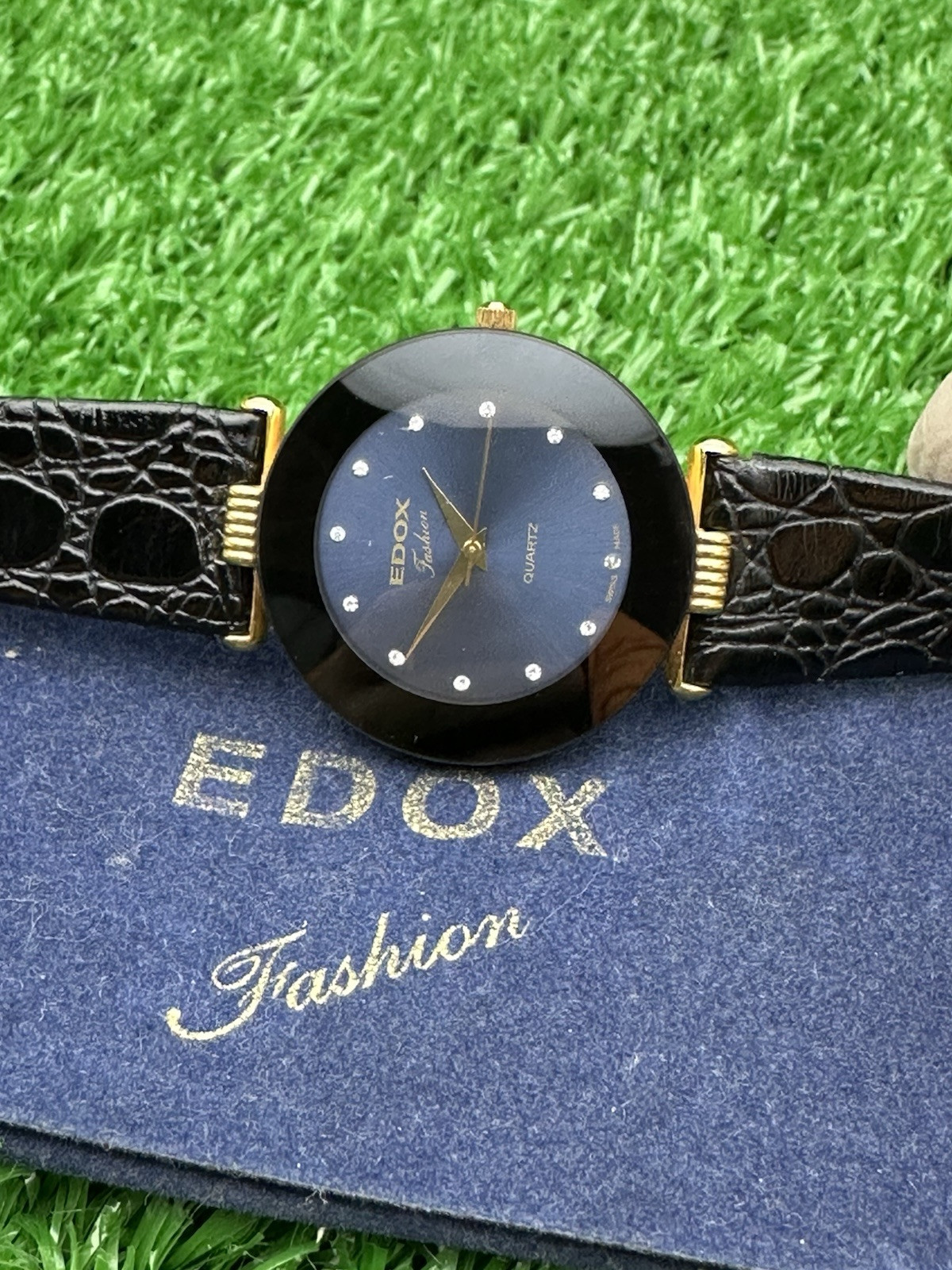 HYPER-RARE VINTAGE EDOX FASHION WATCH AMAZING UNISEX WATCH SWISS MADE MINT 80s