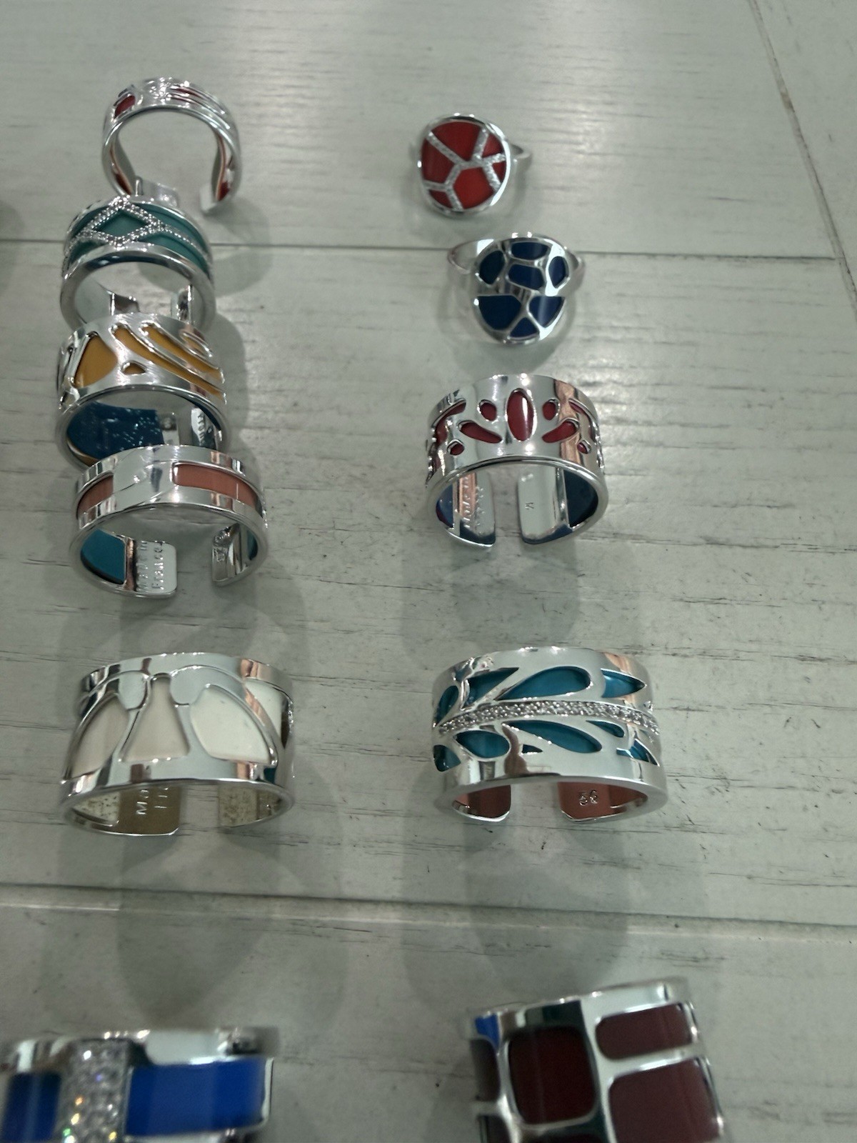 Les Georgettes rings (Made in France) for $15 each. fully adjustable/reversible