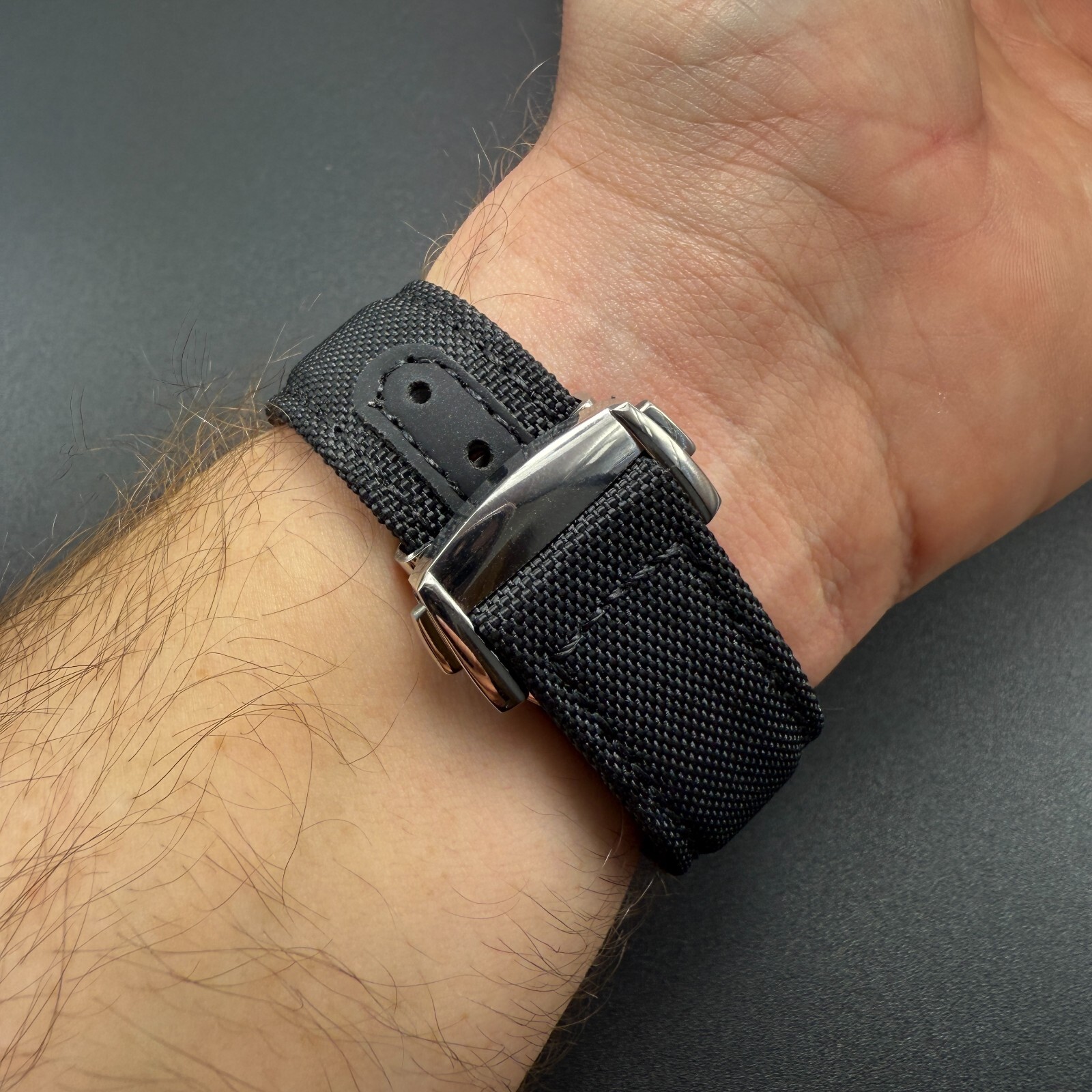 19 20 21 22 mm Nylon Watch Band Deployment Clasp For Omega Speedmaster Moonwatch