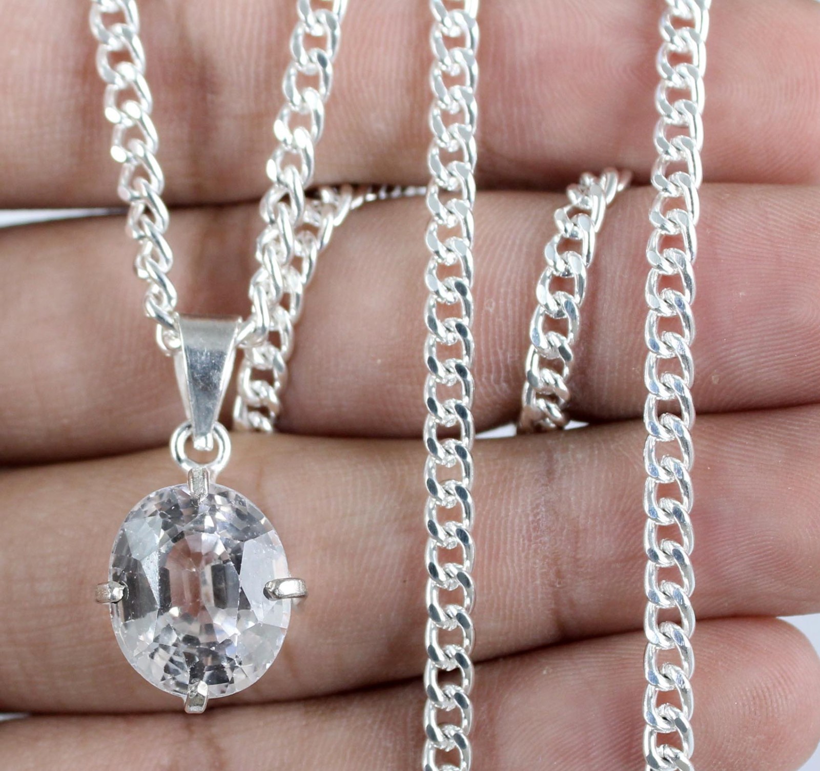 11.70 Ct Natural Phenakite Oval Gems Certified Men’s Pendant Memorial Day Gift