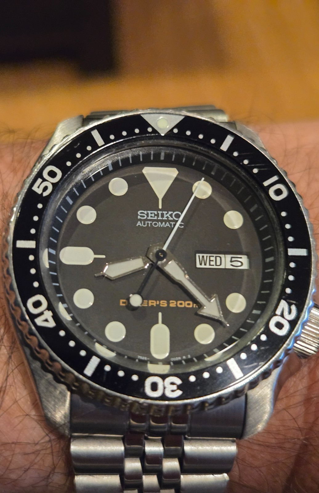 Seiko SKX007 Automatic 200m Diver’s Watch XLNT Condition