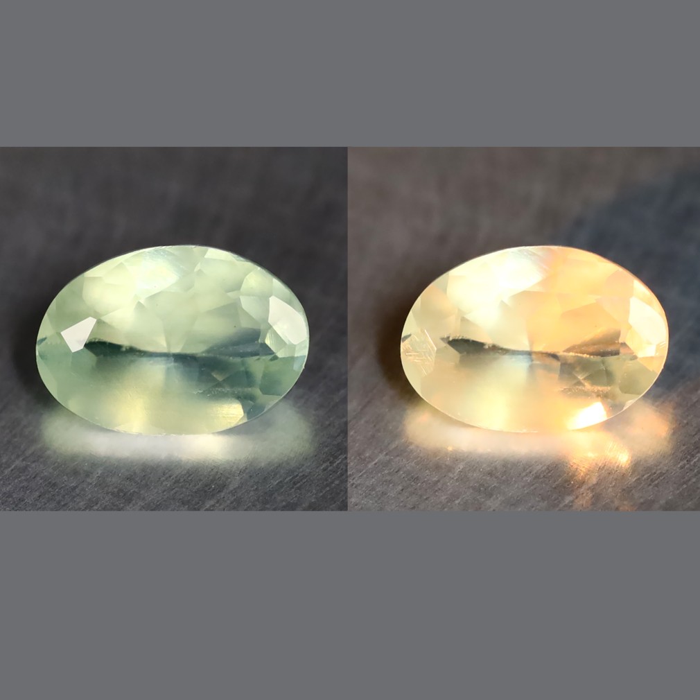 0.36 ct Remarkable Oval Cut (5 x 4 mm) Green Un-Heated Alexandrite Gemstone