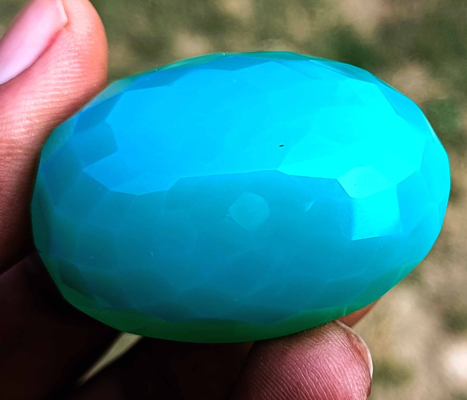 RAREST PIECE GREEN OPAL 168 CT EGL CERTIFIED UNTREATED OVAL CUT LOOSE GEMSTONE