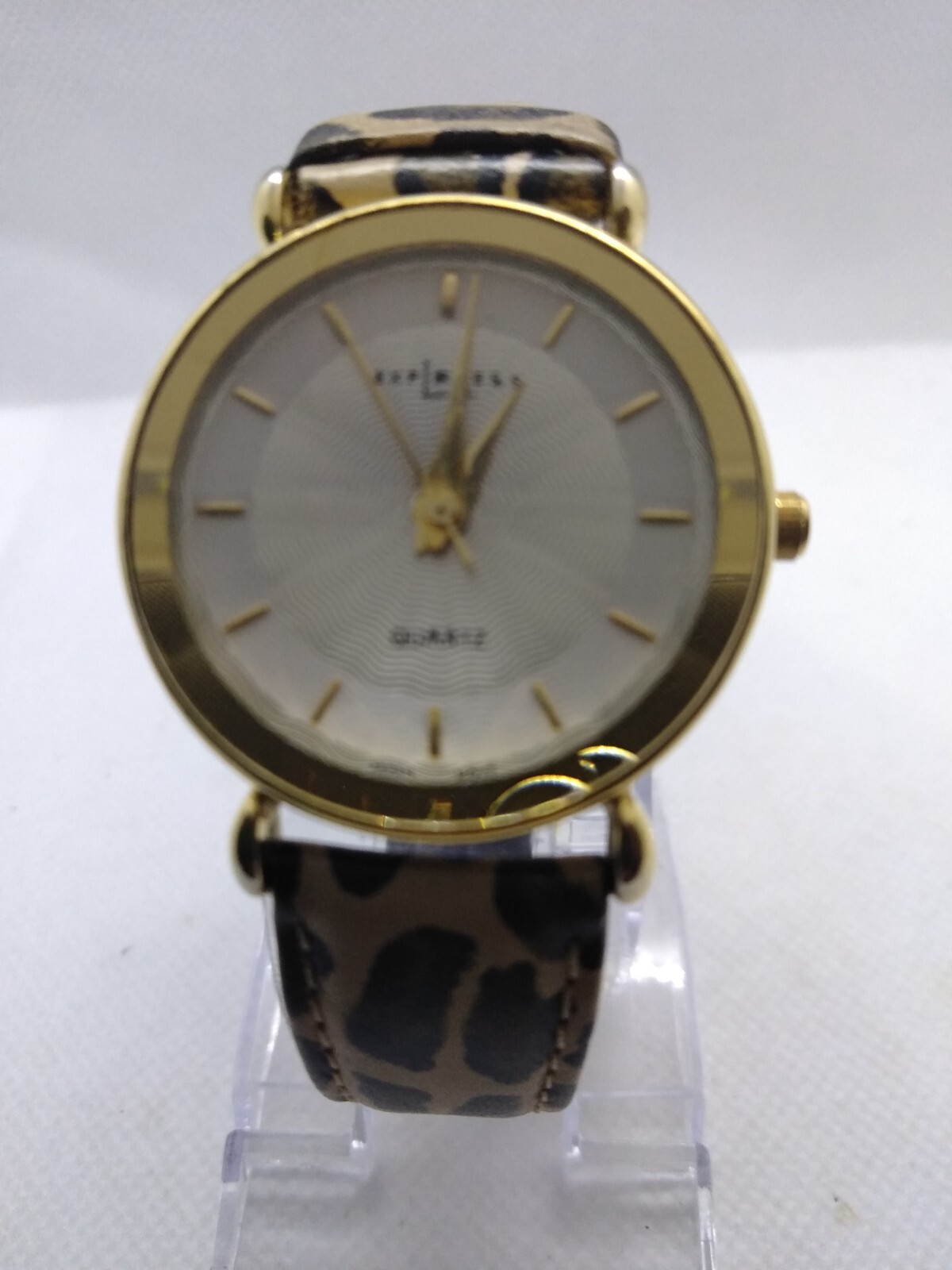 LA Express Watch Gold tone Genuine Leather Strap Women’s girls female lax492