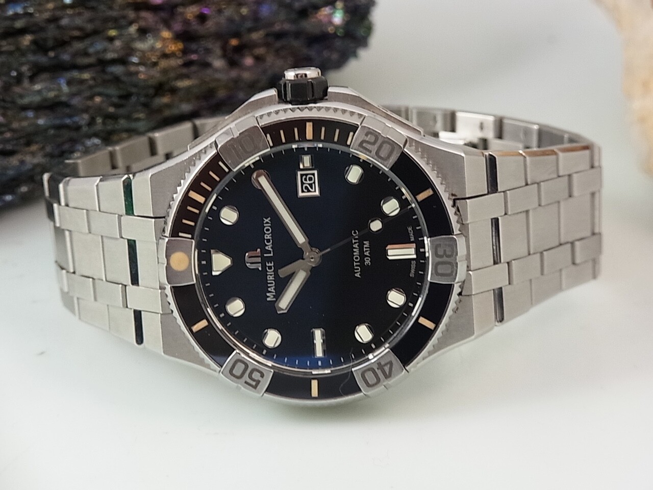 Maurice Lacroix AIKON Venture AI6058 Automatic Men’s Watch Ceramic Ø1 11/16in