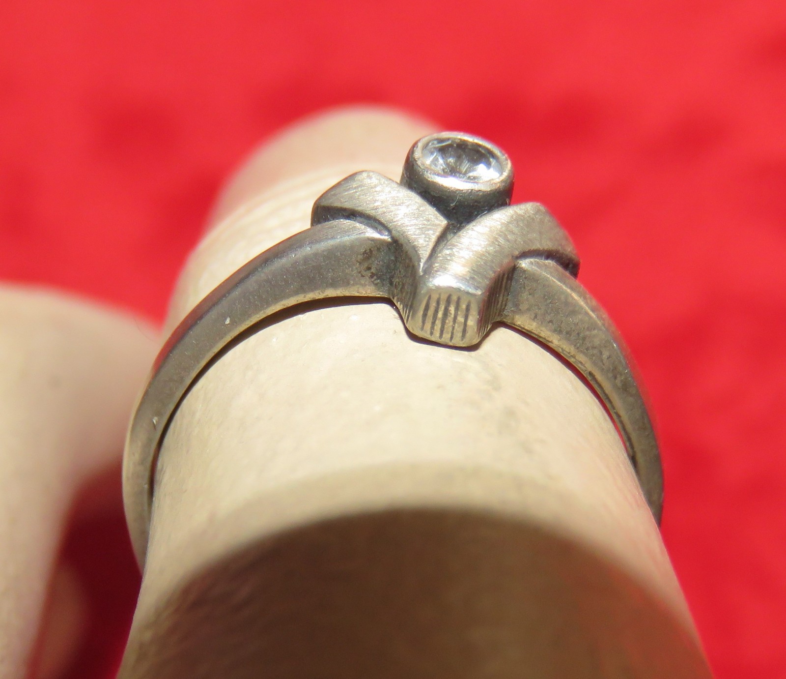 Finnish Women’s Ring By Karl Laine – 925 Sterling Silver – 2.3 Grams