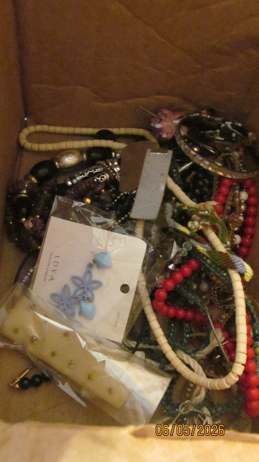 New/Vintage 10 lb junk drawer craft good wearable jewelry
