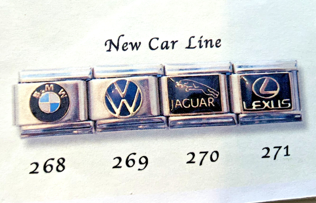 LEXUS of the ORIGINAL “NEW CAR LINE” ITALIA Collection CHARM, FitS 9mm bracelet