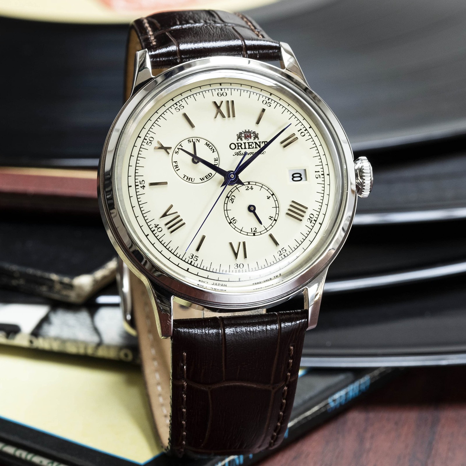 Unused ORIENT Bambino Automatic Mechanical RN-AK0702Y White Men’s Watch in Box