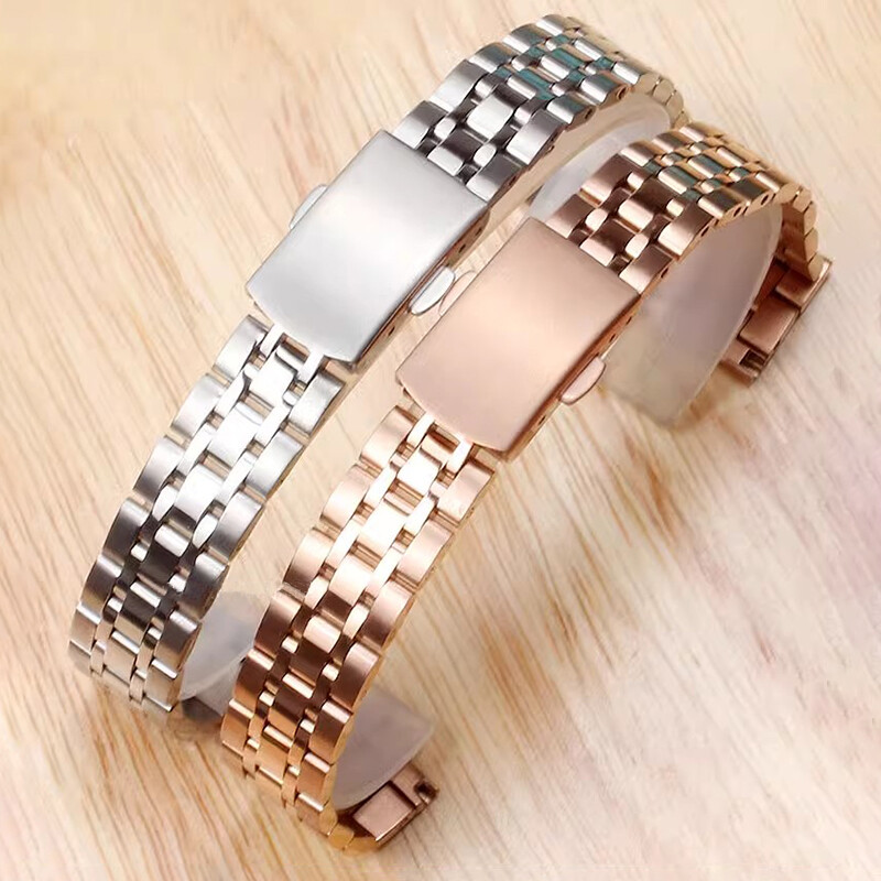 10 12 14 16 18 20 22mm Metal Watch Bracelet Stainless Steel Watch Band Strap