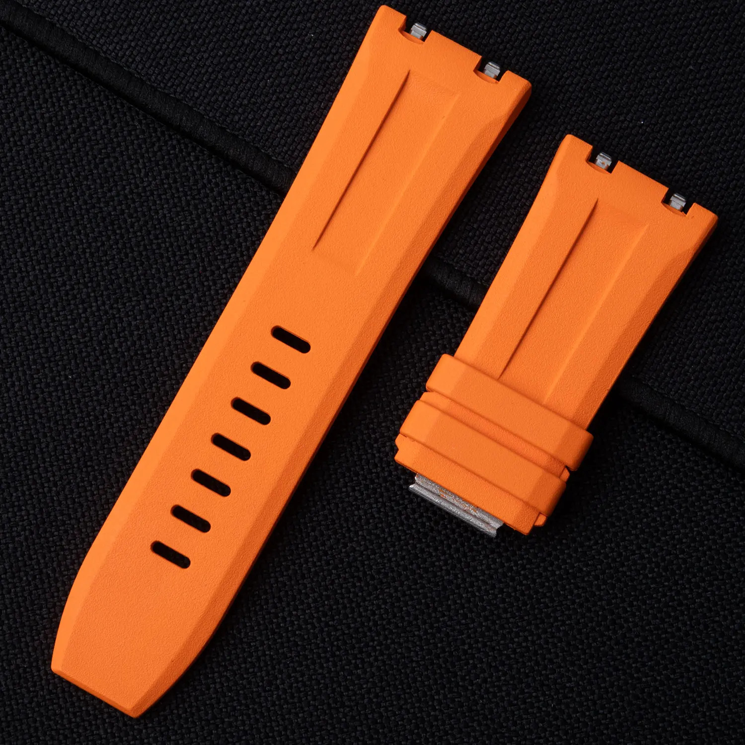 Quick Change FKM Rubber Strap Band Fits Audemars Piguet Royal Oak Offshore Diver