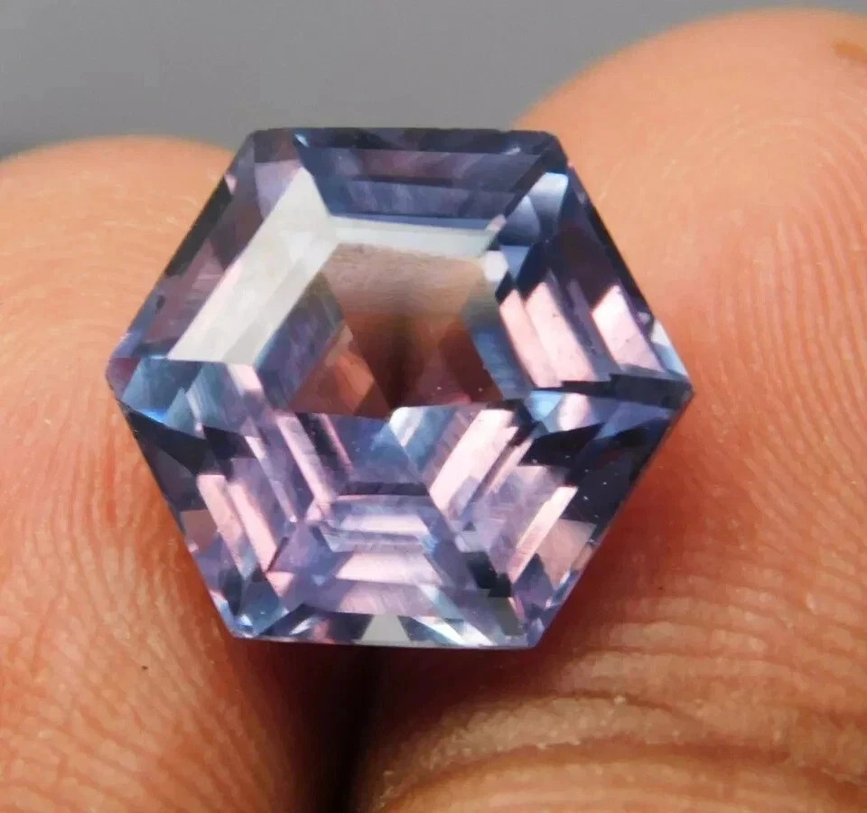 10 Ct Natural EGL CERTIFIED Alexandrite Loose Gemstone Color Change Hexagon Cut
