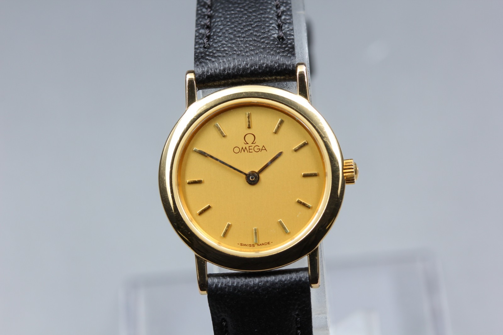 [Near MINT] Vintage 1991 OMEGA De Ville Cal.1459 Quartz Gold 22mm Women’s Watch