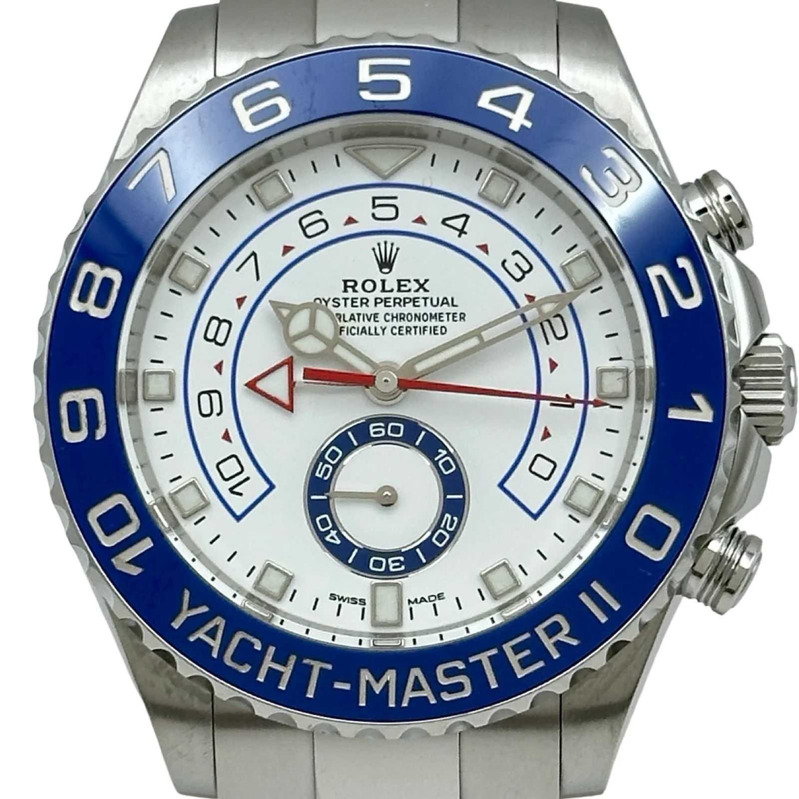 ROLEX 2 116680 44mm Stainless Steel White Dial Automatic Watch OKW3093