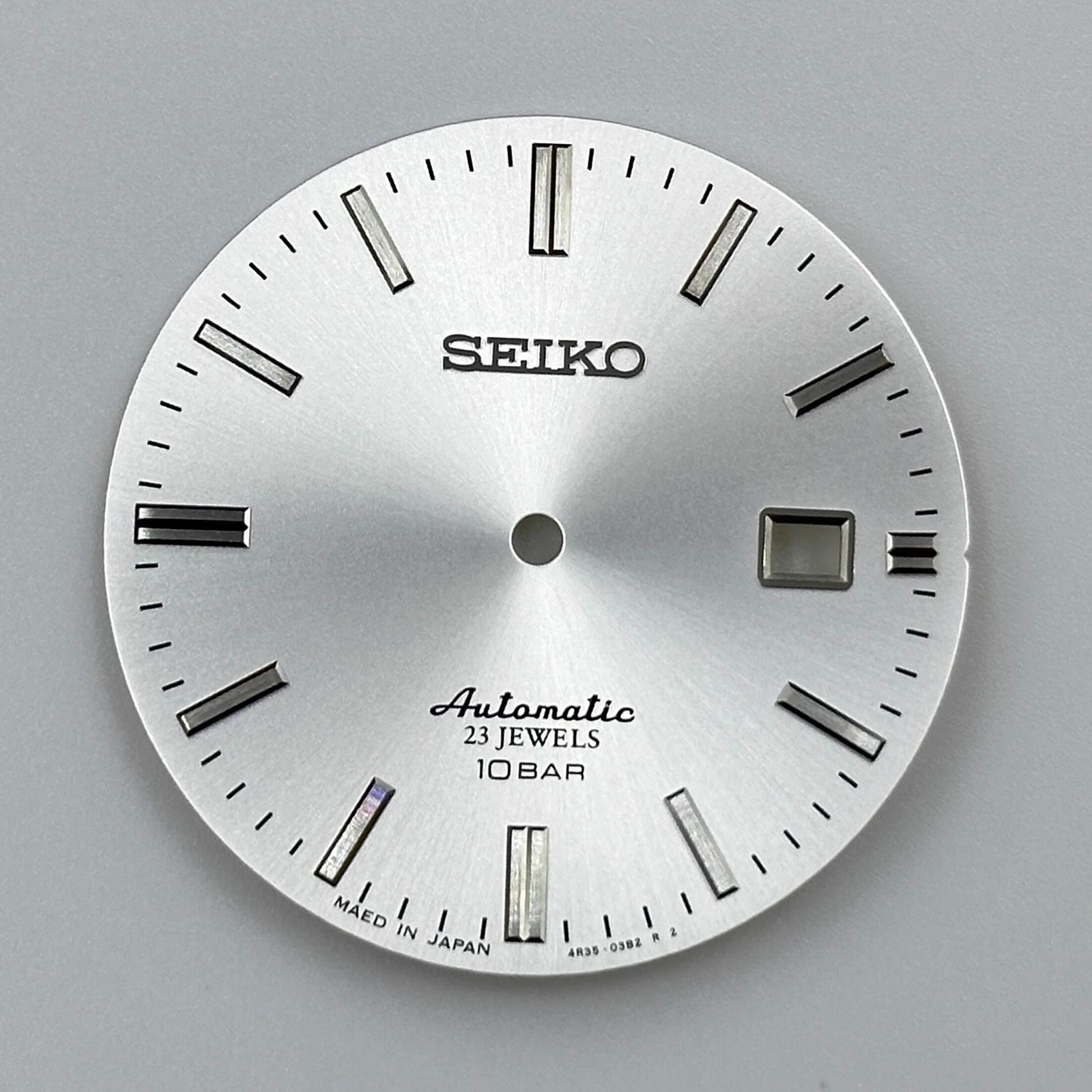 34mm Sunburst Pattern Watch Dial No Luminous for Nh35 Movement Watch Parts