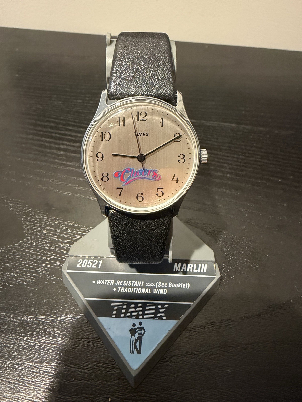 Rare 1980s Timex Marlin “Cheers” Manual Wind Watch – Collectible TV New