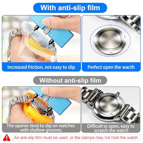 Watch Battery Replacement Tool Kit – Wrench Back Remover for Rotate Open Watch