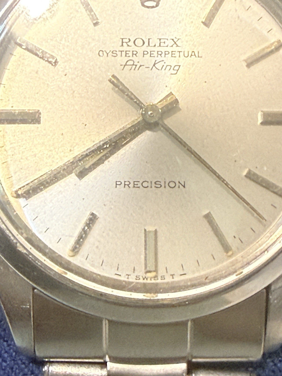 Rolex Oyster Perpetual Air King 34mm 5500 Aut Mov 1560 Oyster Band 7205
