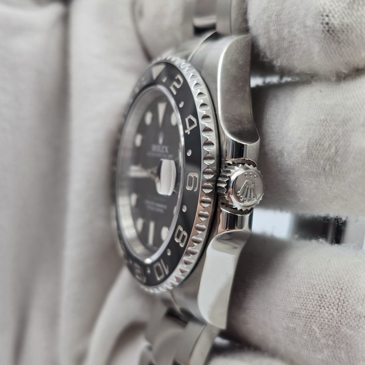 2013 PAPERS Rolex GMT Master II 116710LN Steel Ceramic “Green Arrow” 40mm BOX