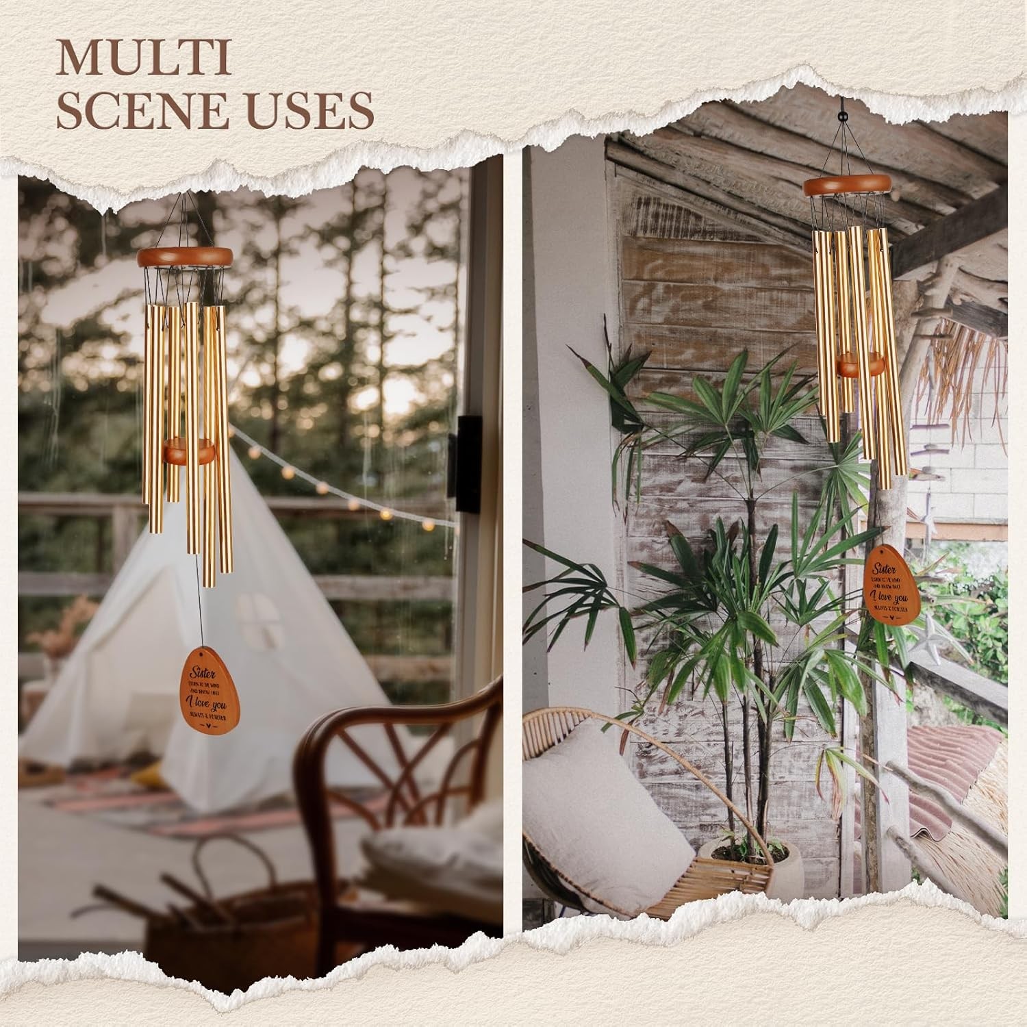 Sister Gifts Mothers Day Sister Birthday Gifts Wind Chimes Sisters Presents