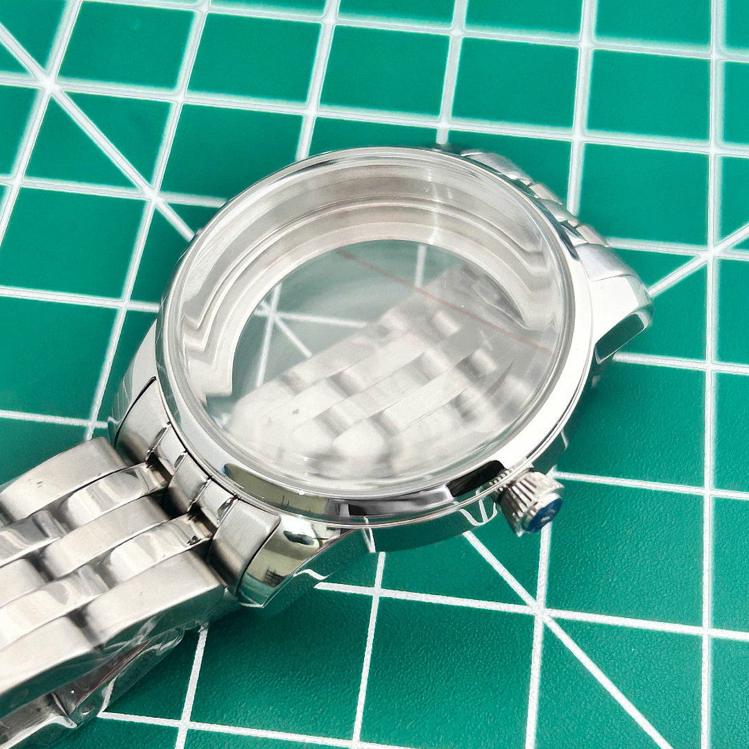 33MM Cocktail Stainless Steel Watch Case and Strap Fit NH35 7S26 NH38 Movement