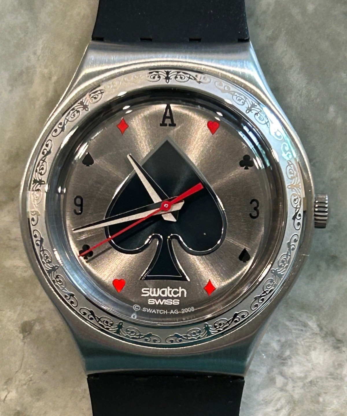 Swatch Destination Special – Greetings from Macau – YGS128C – 2016 – Irony – New