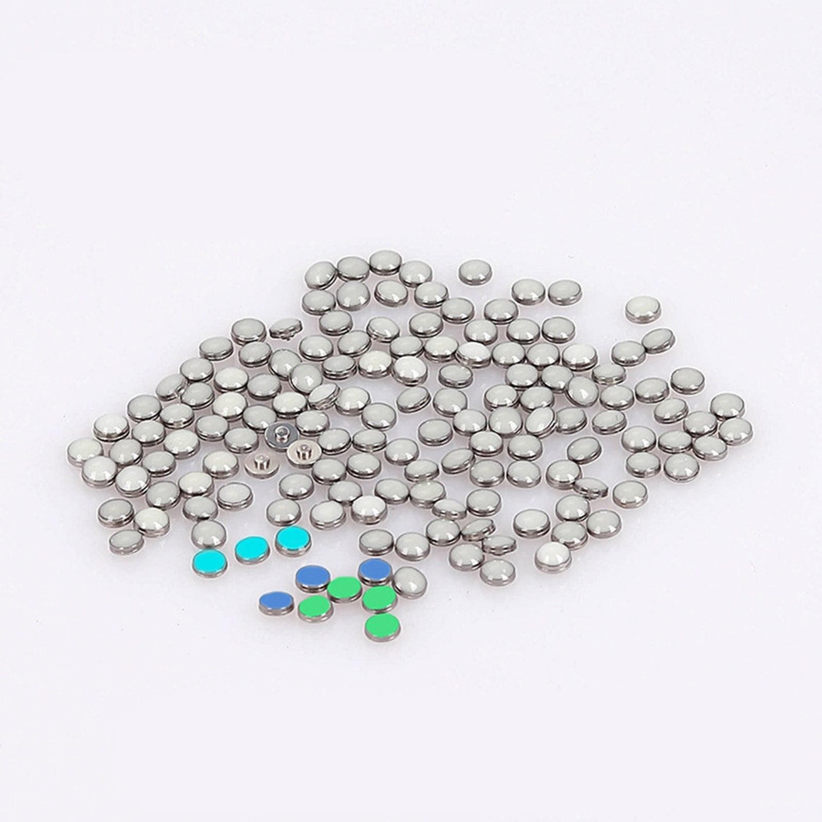 10Pack 2mm Luminous Watch Bezel Dot Pip Night Dots Watch Dial Decoration Parts