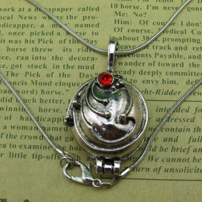 Elegant The Vampire Diaries Elena Gilbert 925 Sterling Silver Locket Necklace