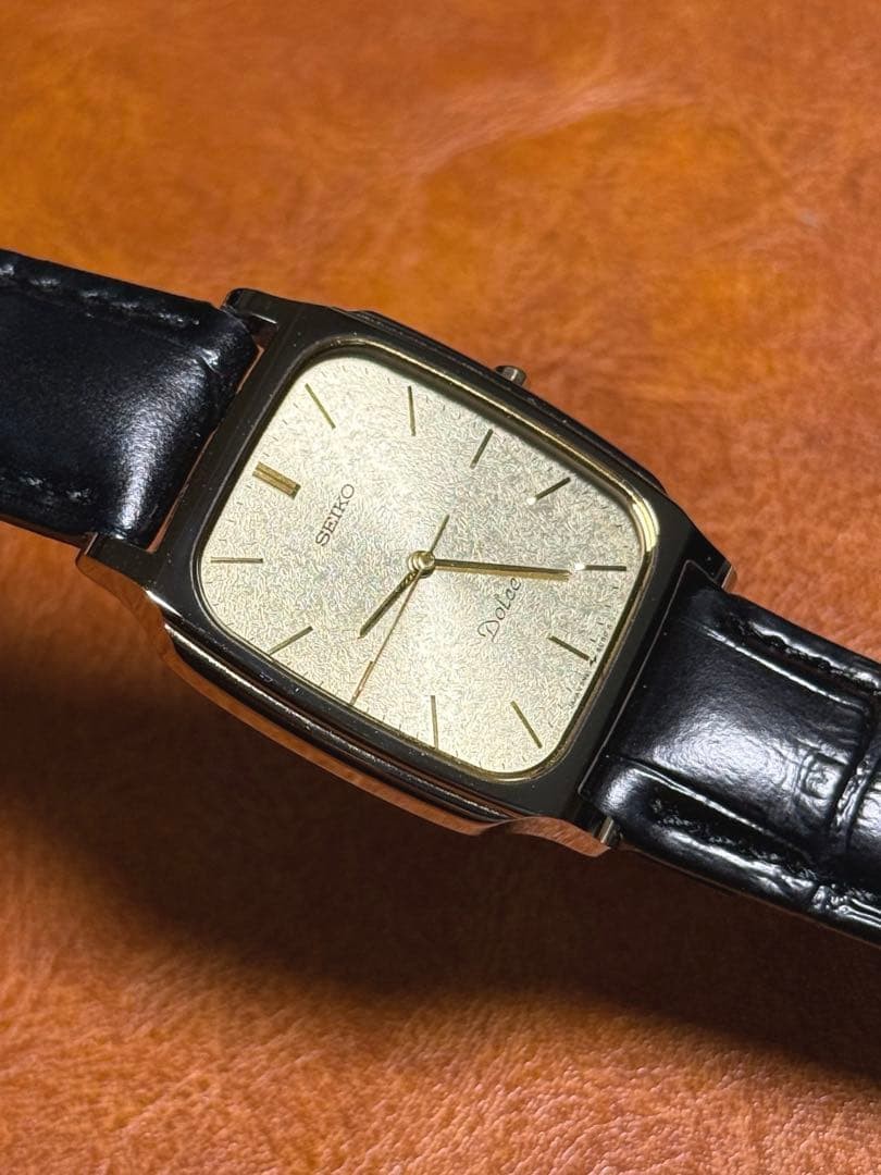Seiko Dolce 8N41-5070 Rectangular Tungsten Quartz Watch 1990