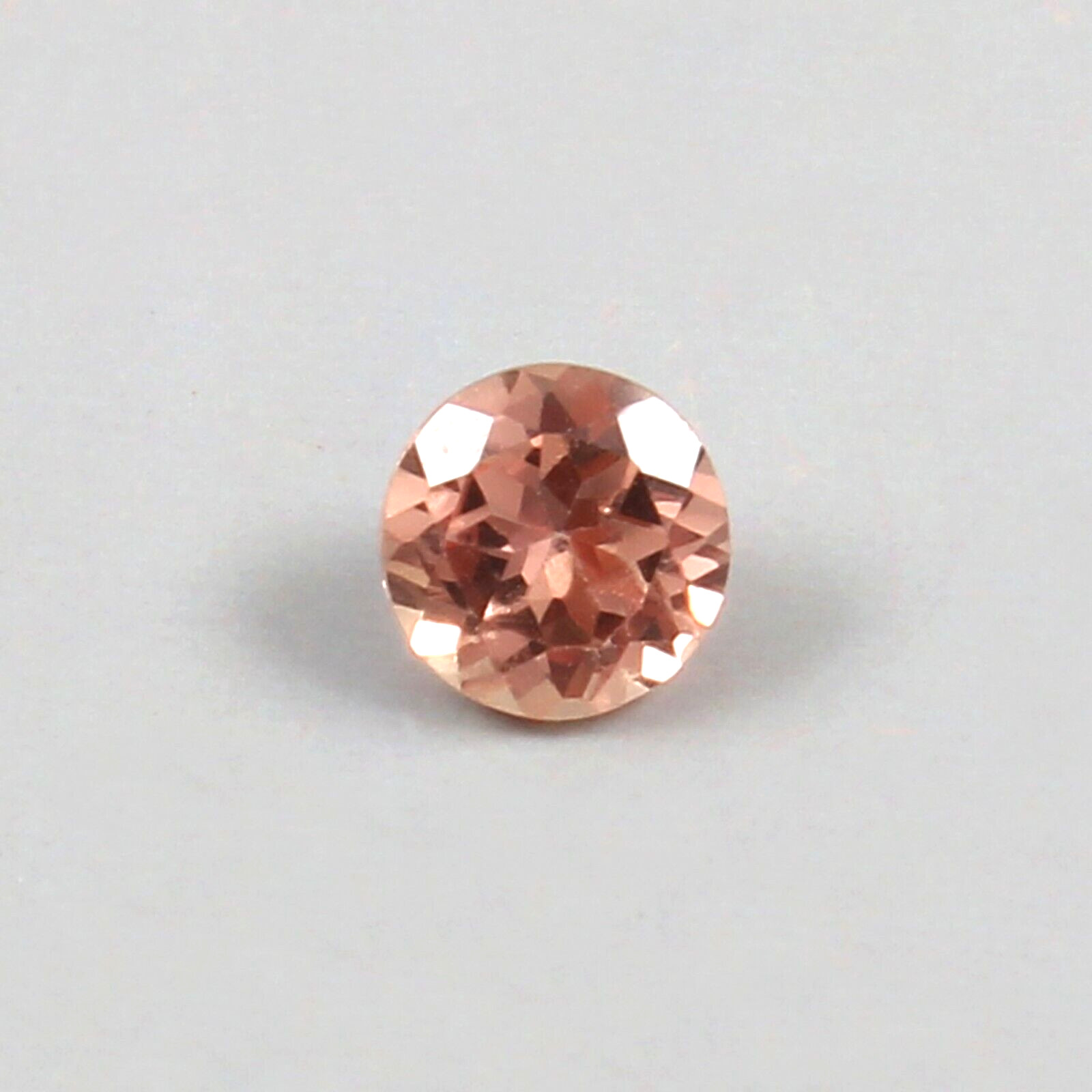 AAA Natural Flawless Ceylon Padparadscha Sapphire Loose Round Gemstone Cut 4x4mm