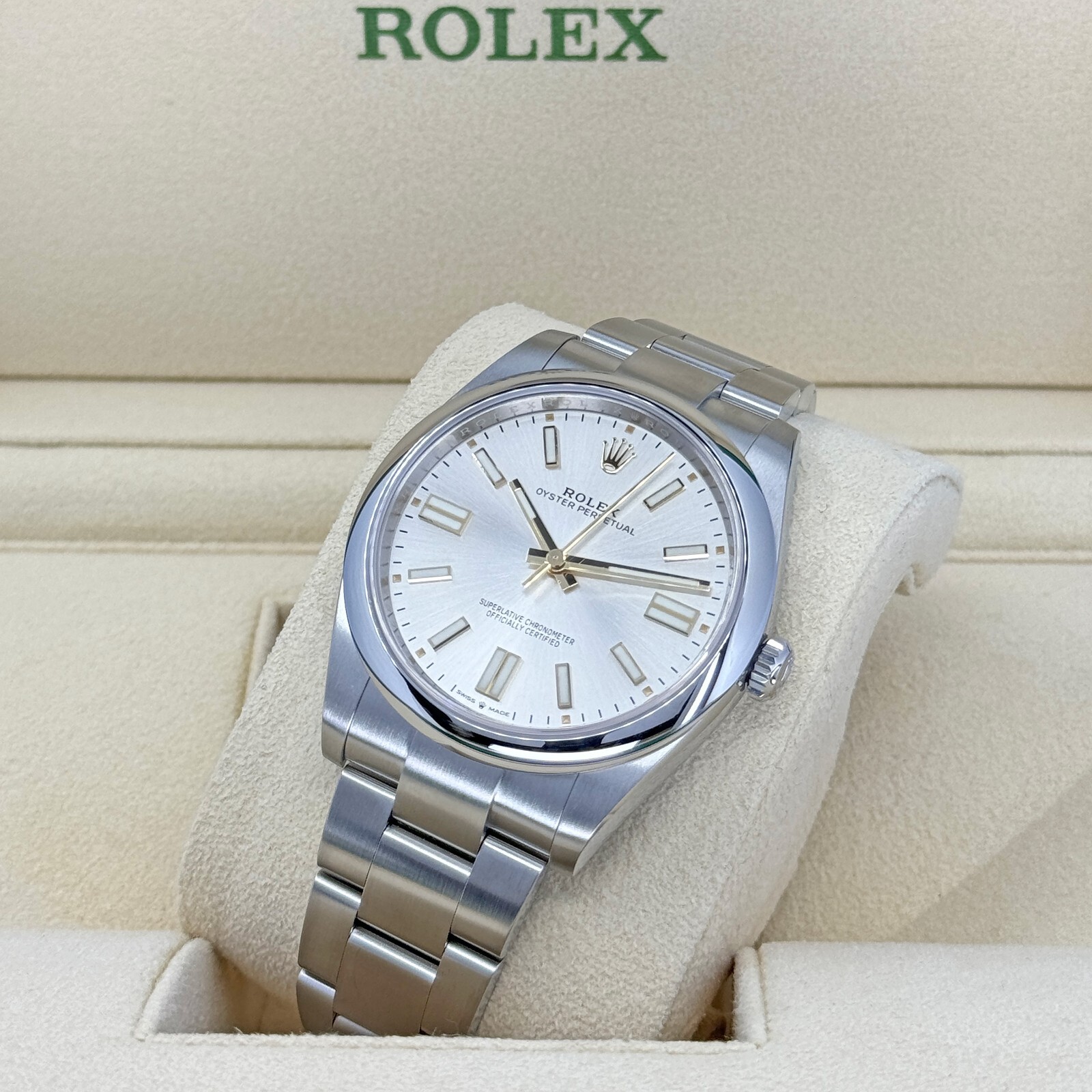 Rolex Explorer 41, Oystersteel, Silver dial, Ref#124300-0001, Unworn, 2024
