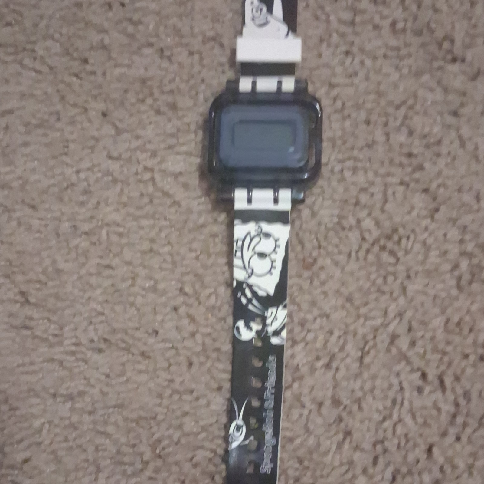 Nickelodeon SpongeBob SquarePants Digital Quartz Kids Watch Plastic Band