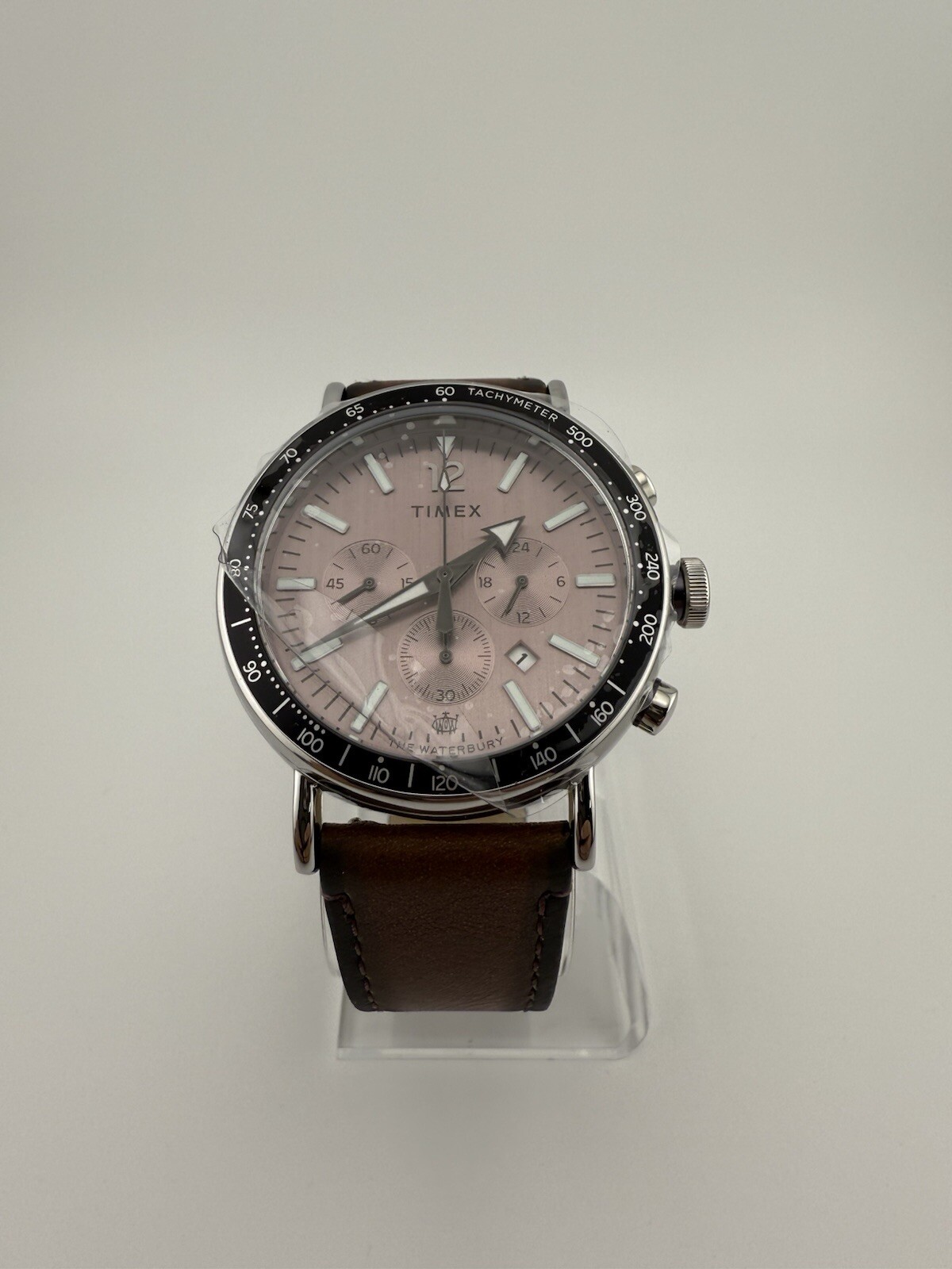 Timex Brown Mens Chronograph Watch Standard Chrono TW2W47300